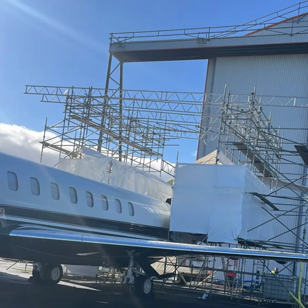 Nextgen scaffolding commercial private plane