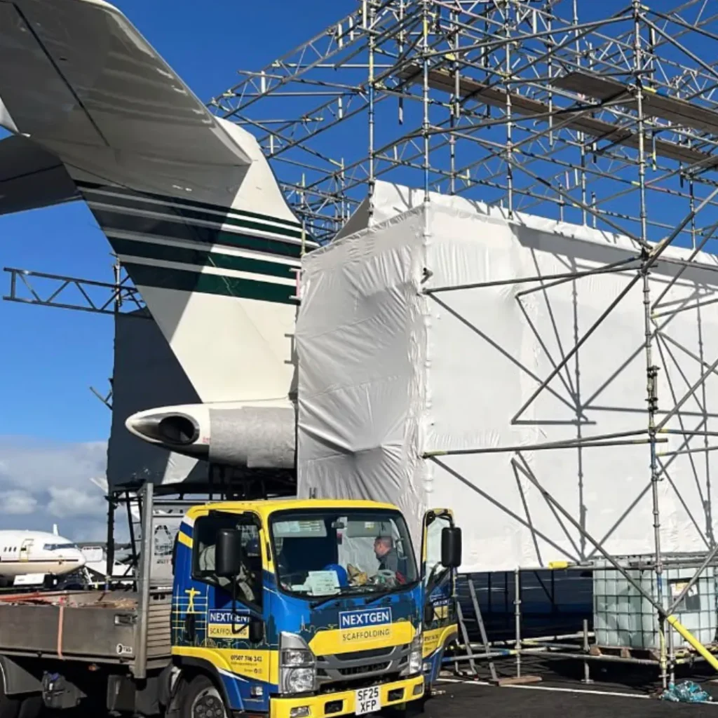 Nextgen scaffolding commercial private plane